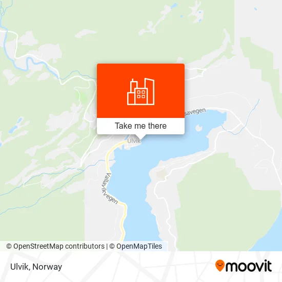 Ulvik map