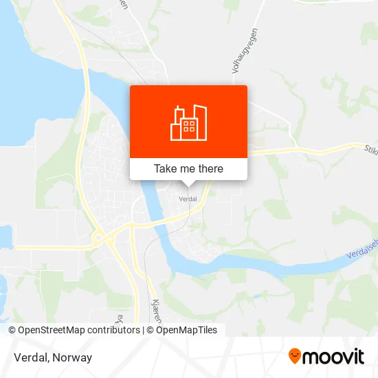 Verdal map