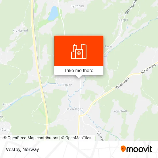 Vestby map