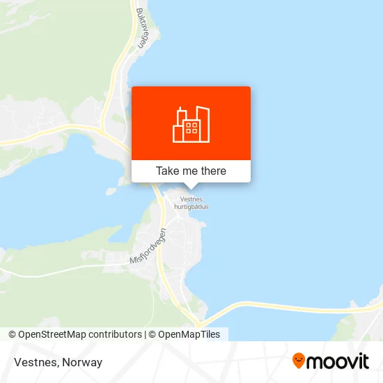 Vestnes map