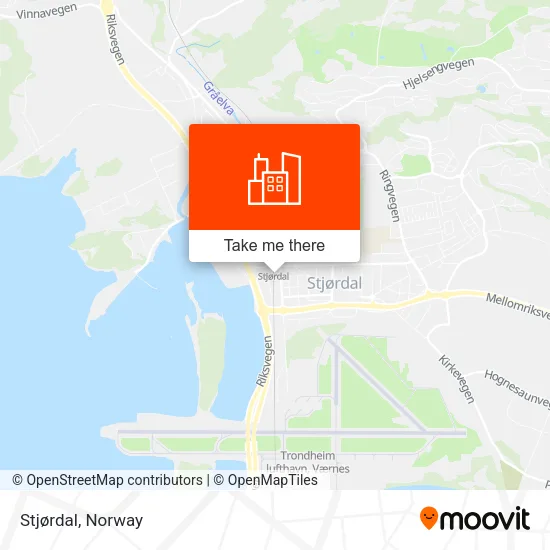 Stjørdal map