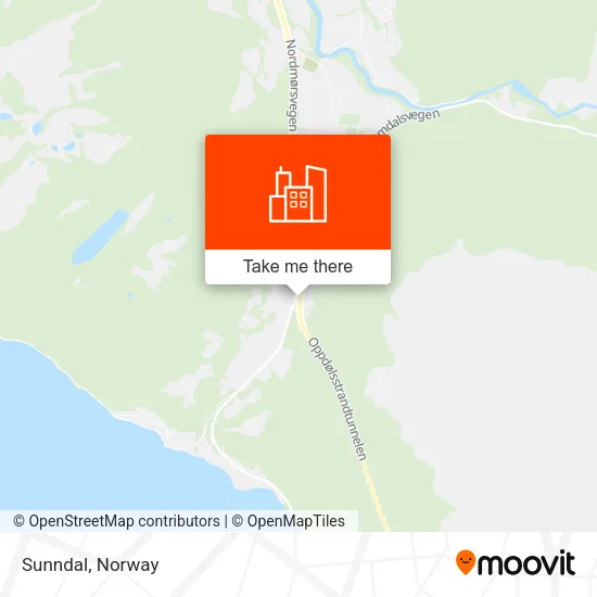 Sunndal map