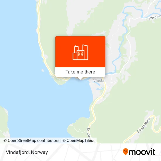 Vindafjord map