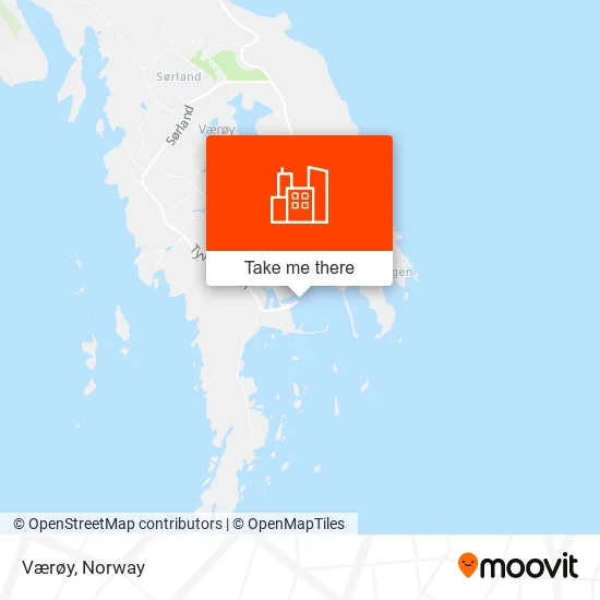 Værøy map