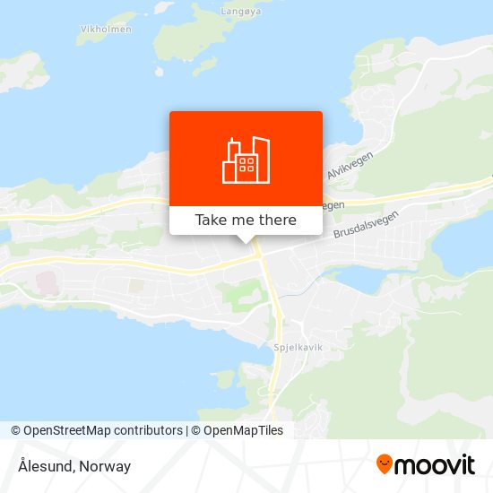 Ålesund map