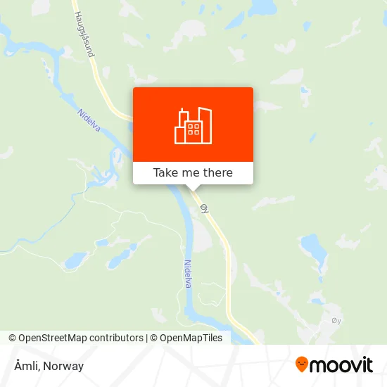 Åmli map