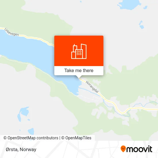 Ørsta map