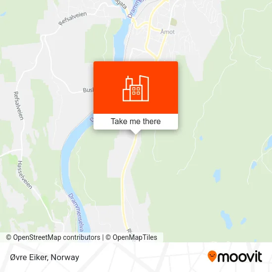 Øvre Eiker map