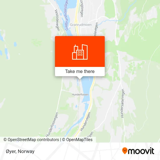 Øyer map
