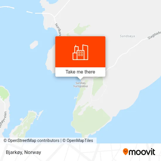 Bjarkøy map