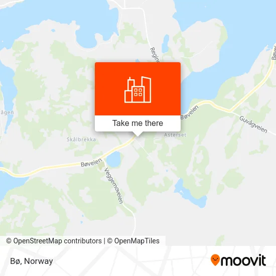 Bø map