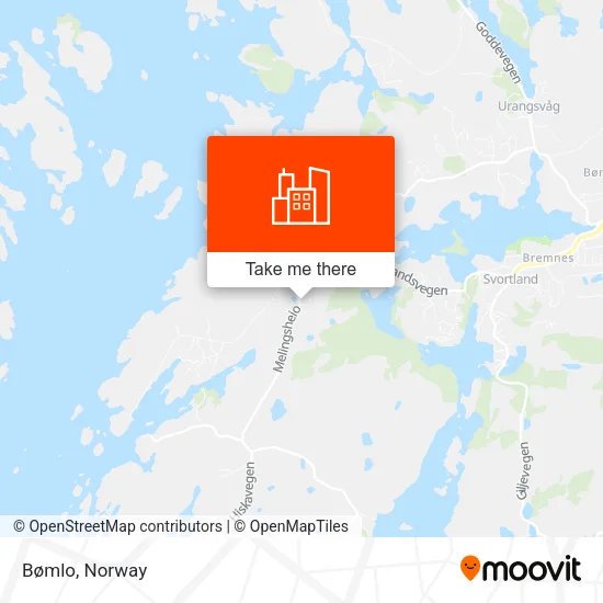 Bømlo map