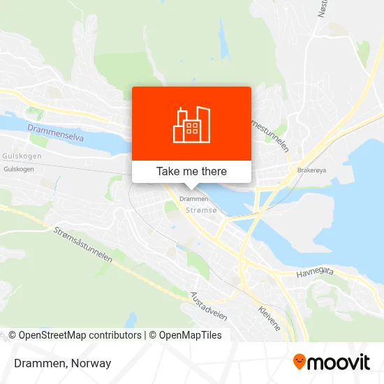 Drammen map
