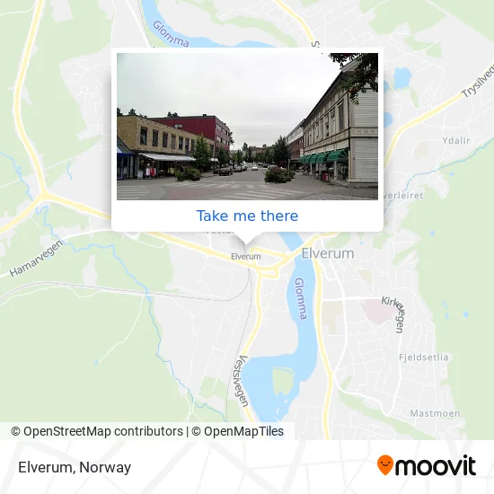 Elverum map