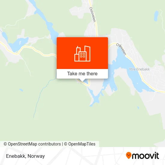 Enebakk map