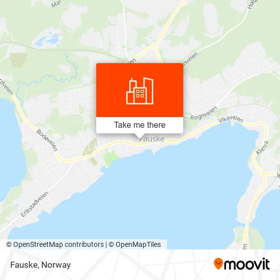 Fauske map