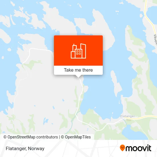 Flatanger map