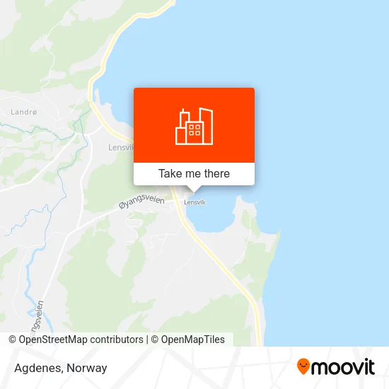 Agdenes map