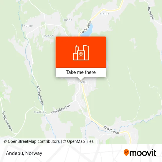 Andebu map
