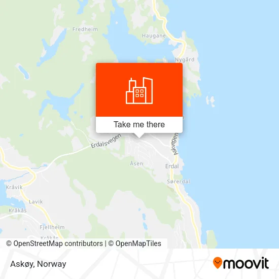 Askøy map