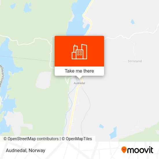 Audnedal map