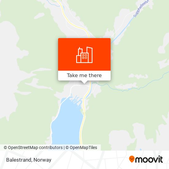 Balestrand map