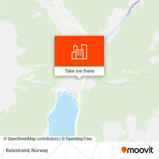 Balestrand map
