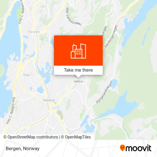 Bergen map