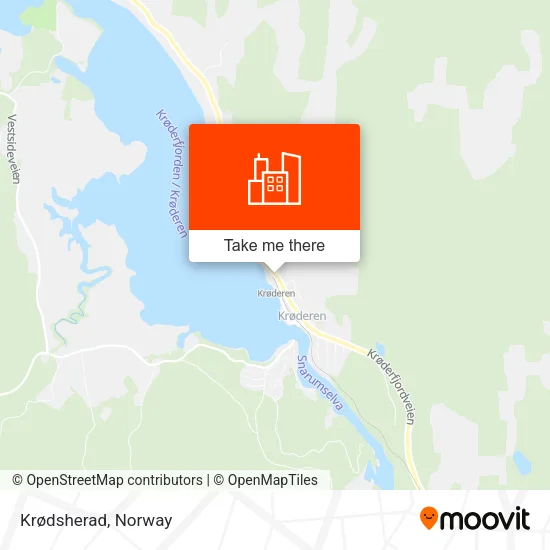 Krødsherad map