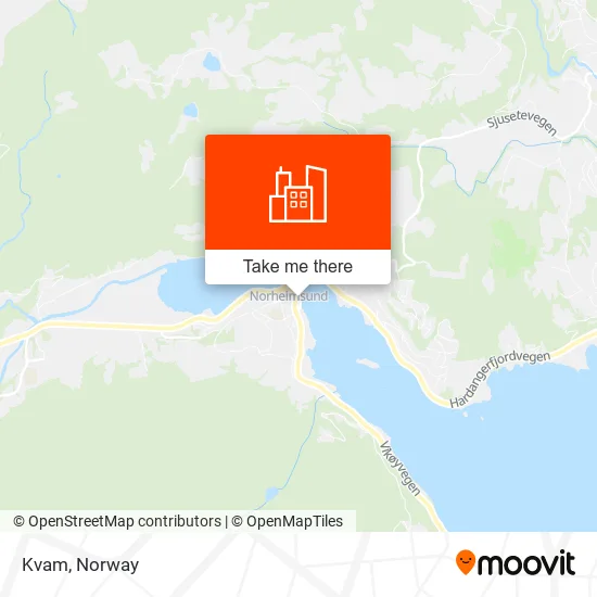 Kvam map