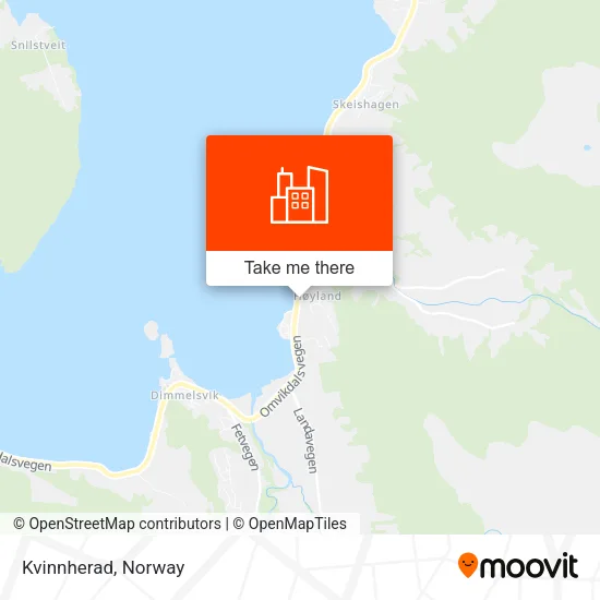 Kvinnherad map