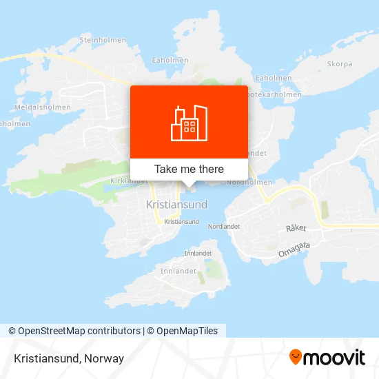 Kristiansund map