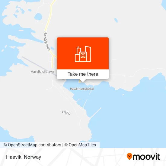Hasvik map