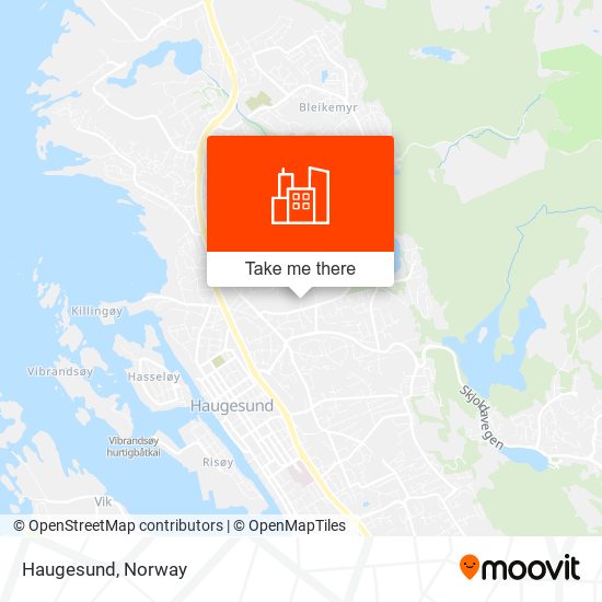 Haugesund map