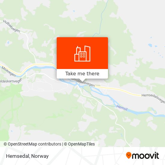 Hemsedal map