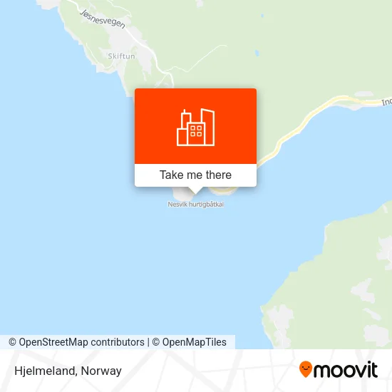 Hjelmeland map