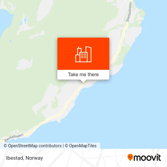 Ibestad map