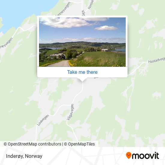 Inderøy map