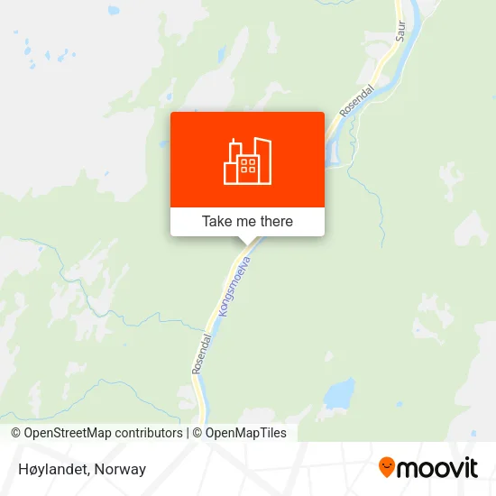 Høylandet map