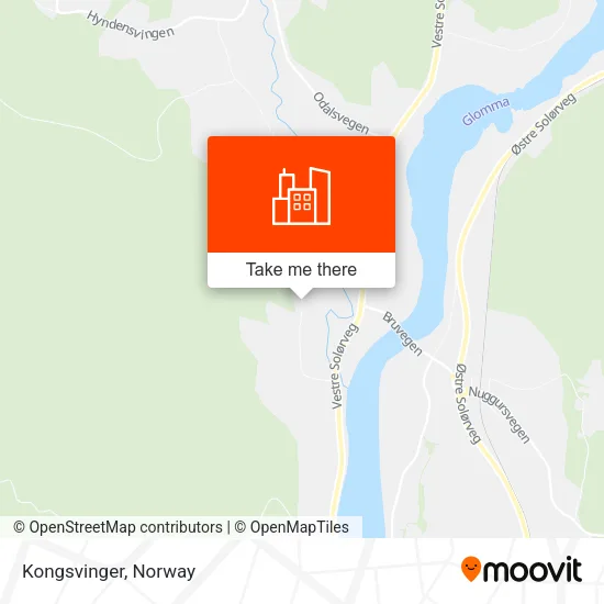 Kongsvinger map