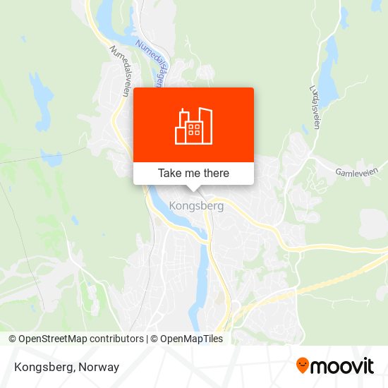 Kongsberg map