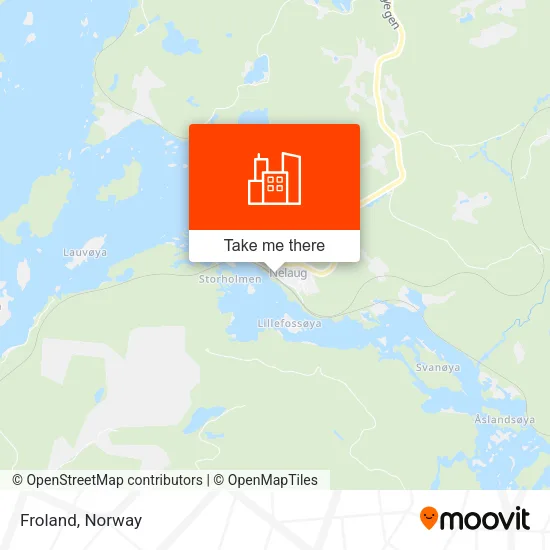 Froland map