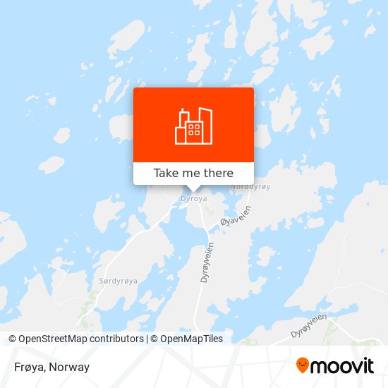 Frøya map