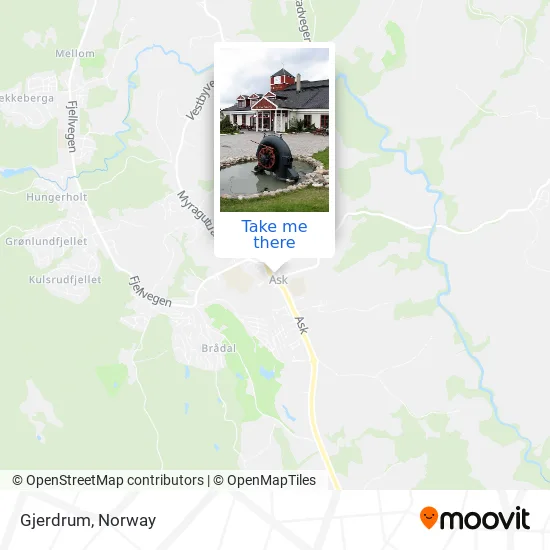 Gjerdrum map