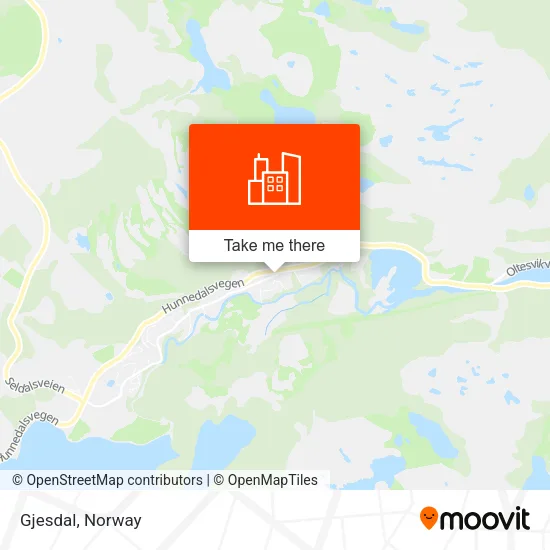 Gjesdal map