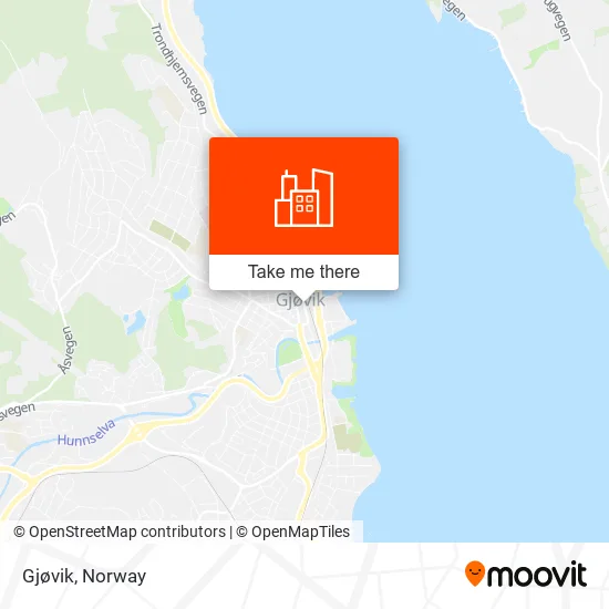 Gjøvik map