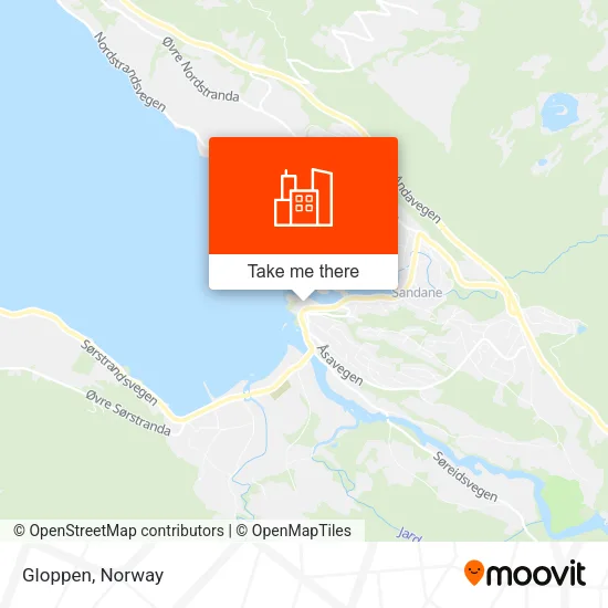 Gloppen map