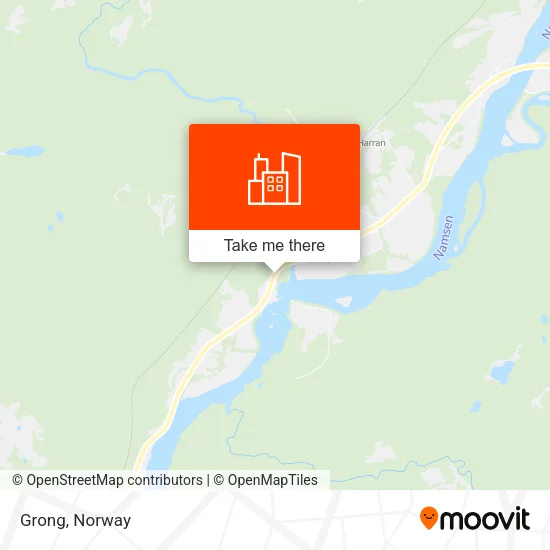 Grong map