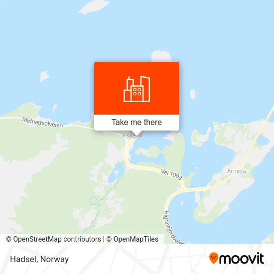 Hadsel map