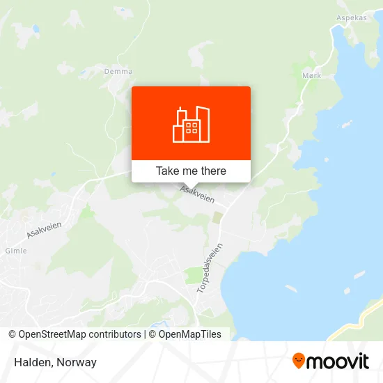 Halden map